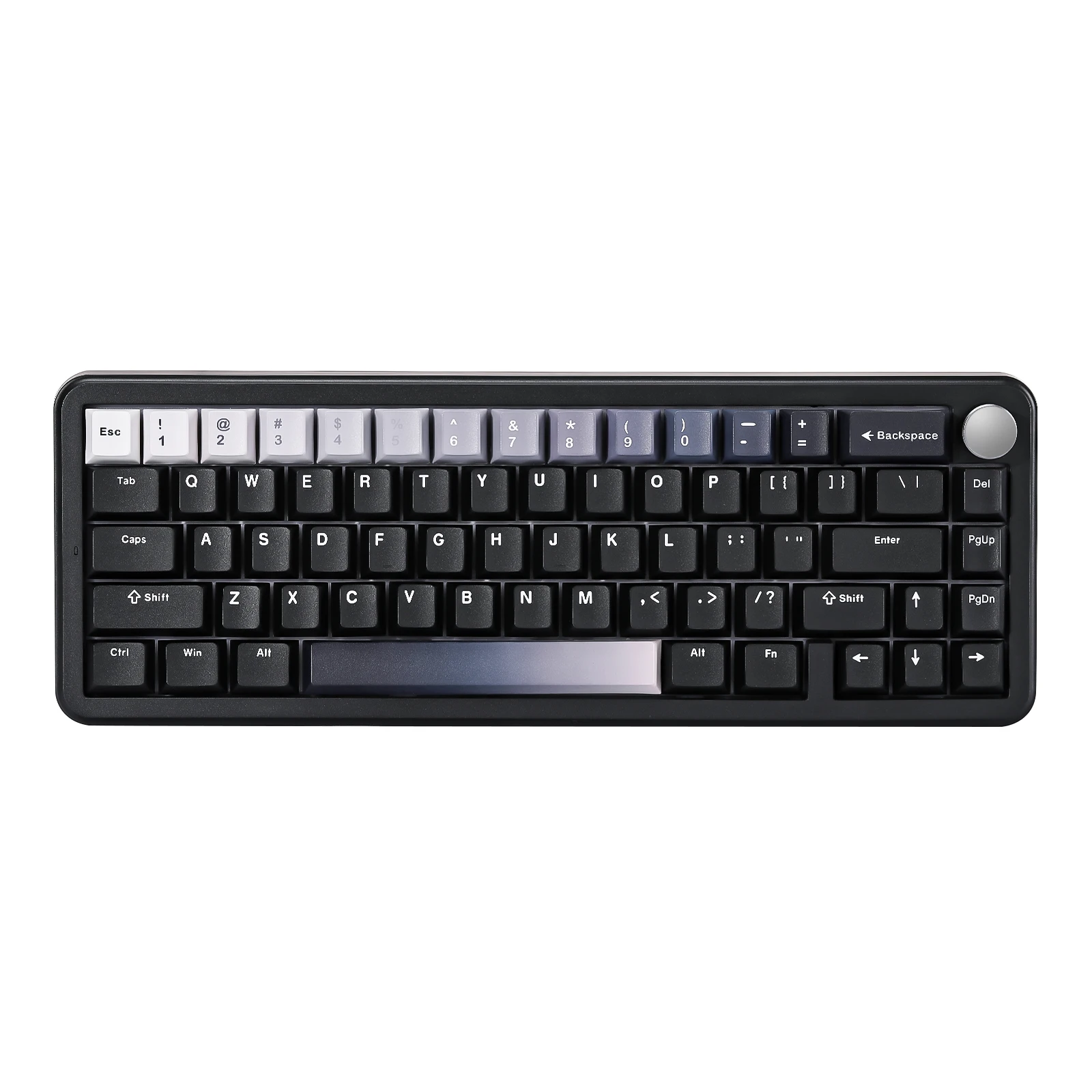 

YUNZII B68 Black Wireless Mechanical Keyboard, Tri-Mode BT5.0/2.4GHz/USB-C Hot Swap Gasket Mounted Creamy Keyboard for Win/Mac