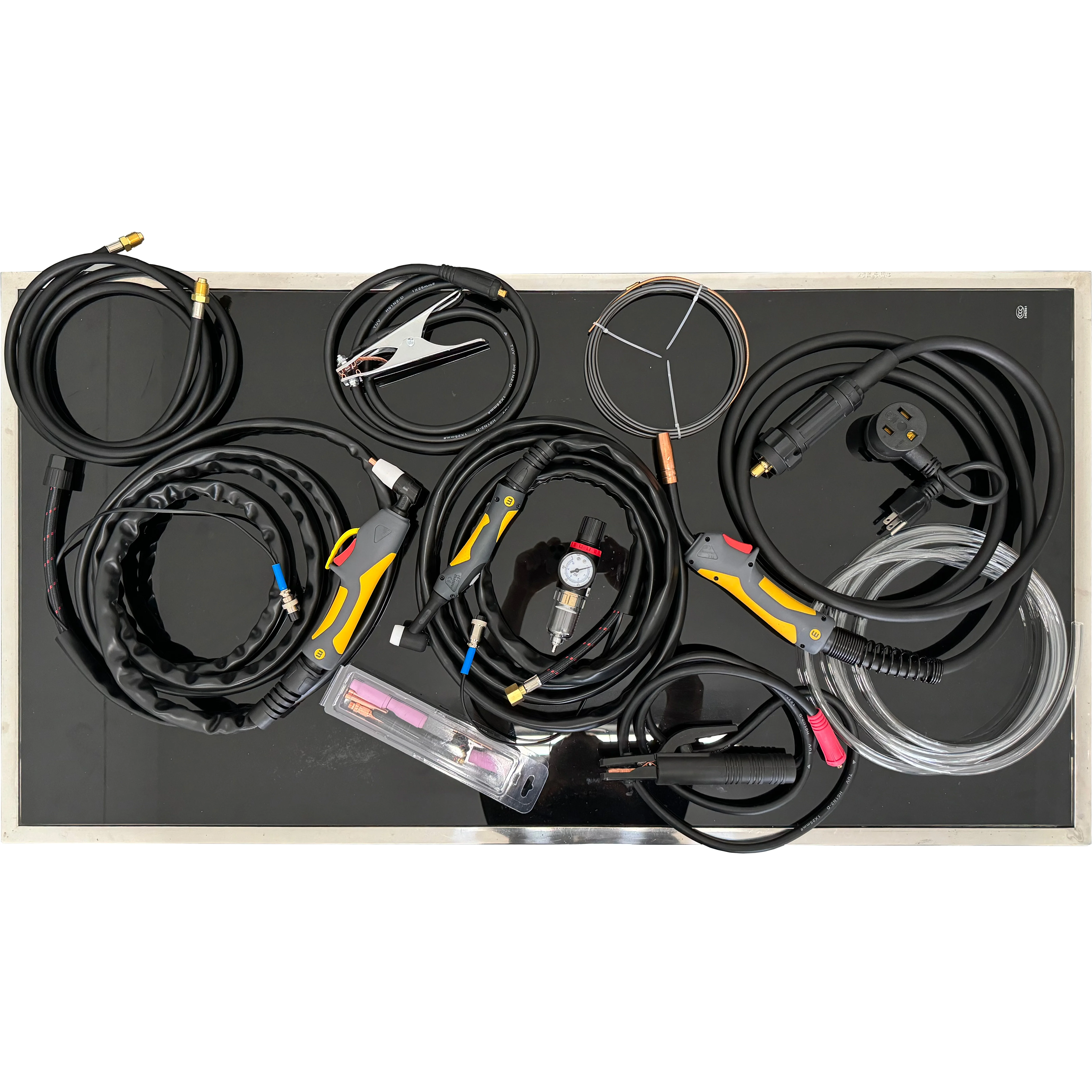 TLF SANYU Hochwertiges MCT-520 4-in-1-Multifunktions-MIG/TIG/MMA/CUT-Schweißgerät 110 V/220 V Doppelspannung mit 18 Monaten Garantie