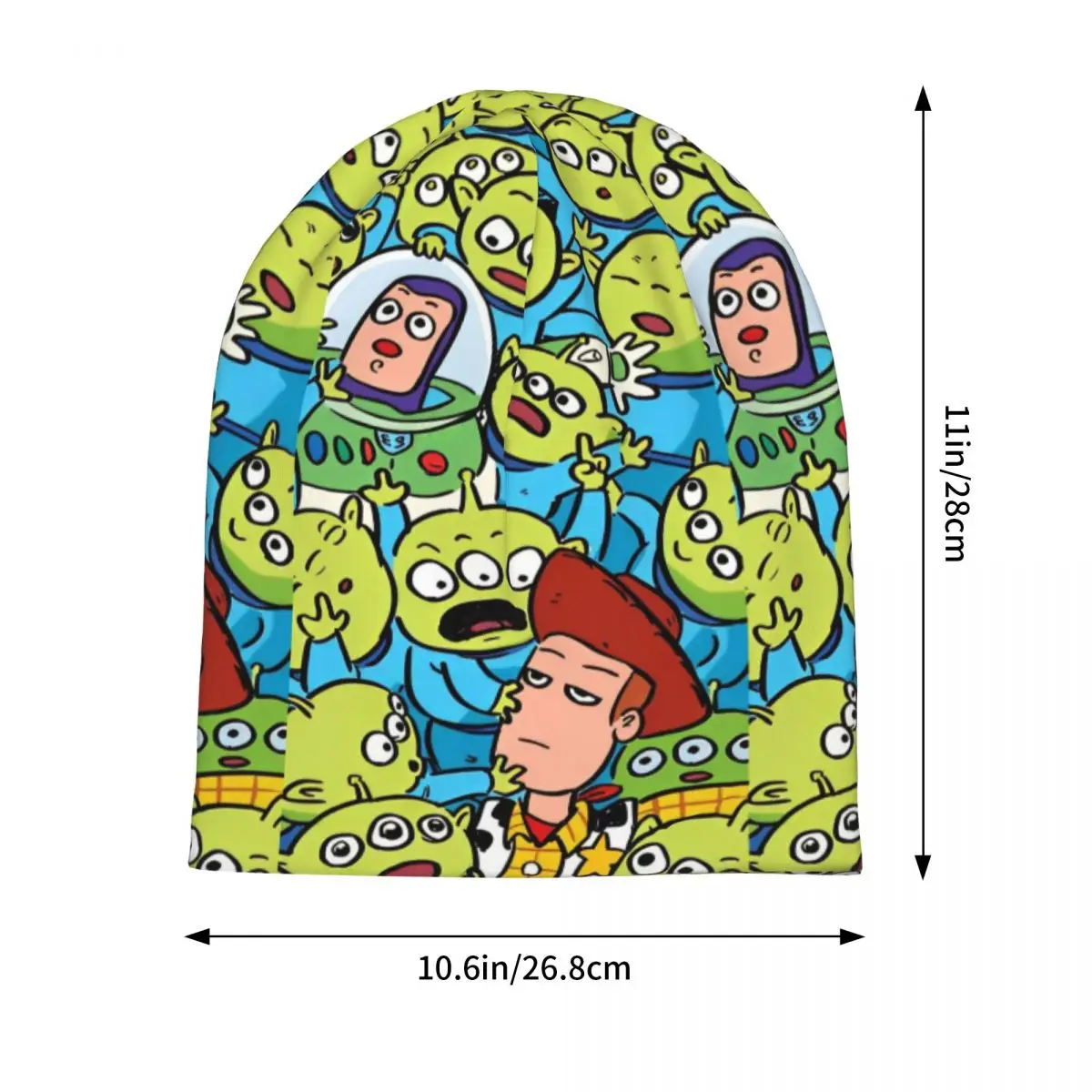 Toy Story Cappello a cuffia Cool Street Skullies Berretti Cappello Personaggi animati animati per uomo Donna Berretti elastici termici caldi