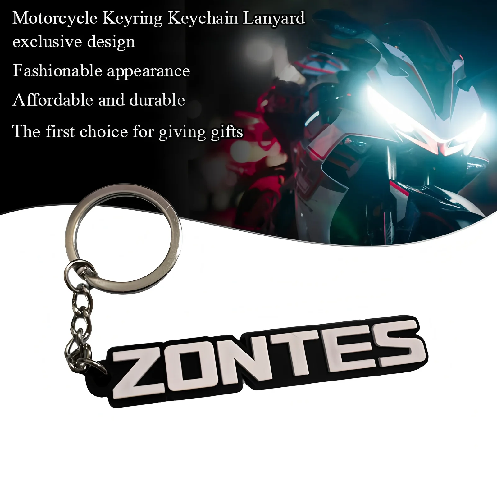 

For Zontes 703RR G1 125 ZT125 G1 ZT125U ZT 125 U ZT 310R 310X ZT310R 310M Motorcycle KeyChain Logo Buckle Pendant Gift