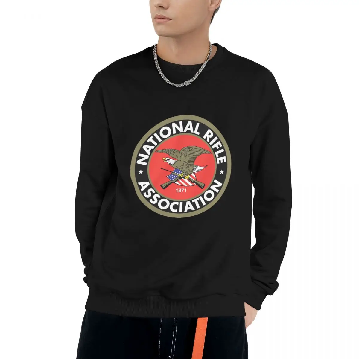 

NRA National Rifle Association Of America Casual Sweatshirts Men Women Cotton Basic Hoodies Pullover Hiphop