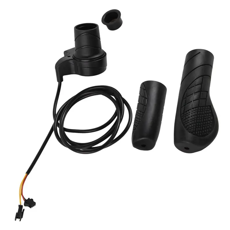 Half Handlebar Accelerator SM Plug Left/Right Handle For E-Bike Half Twist Throttle Electric Scooter Bike