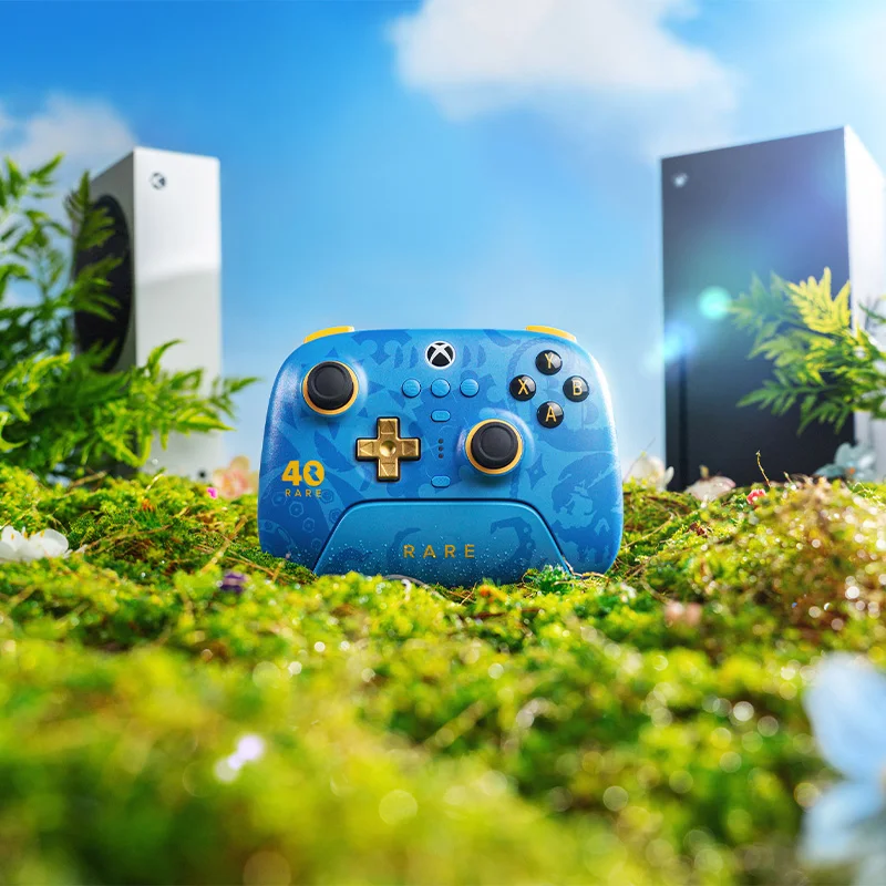 وحدة تحكم 8BitDo Ultimate ذات 3 أوضاع لأجهزة Xbox ومتوافقة مع Windows وApple وAndroid - إصدار نادر للذكرى الأربعين