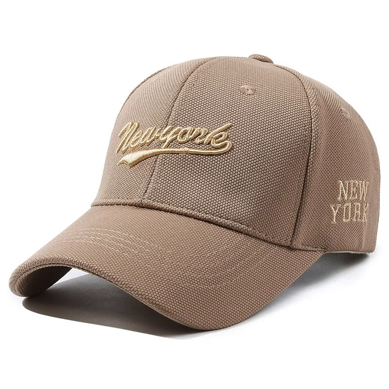 Intage New York Letter Embroidery Baseball Cap Casual Sun Protection Adjustable Peaked Hat Streetwear Sports Cap for Men Women