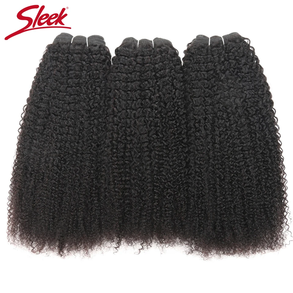 Elegante Afro Kinky Weave capelli ricci peruviani fasci di tessuto dei capelli umani affare # 1B #2 #4 estensione dei capelli di Remy marrone spedizione gratuita