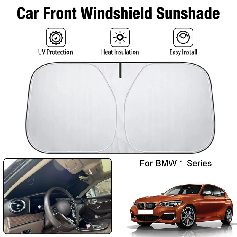 

Car Front Windshield Sunshade Cover For BMW 1 Series UV Block Heat Insulation Auto Interior Sun Protection Accessories
