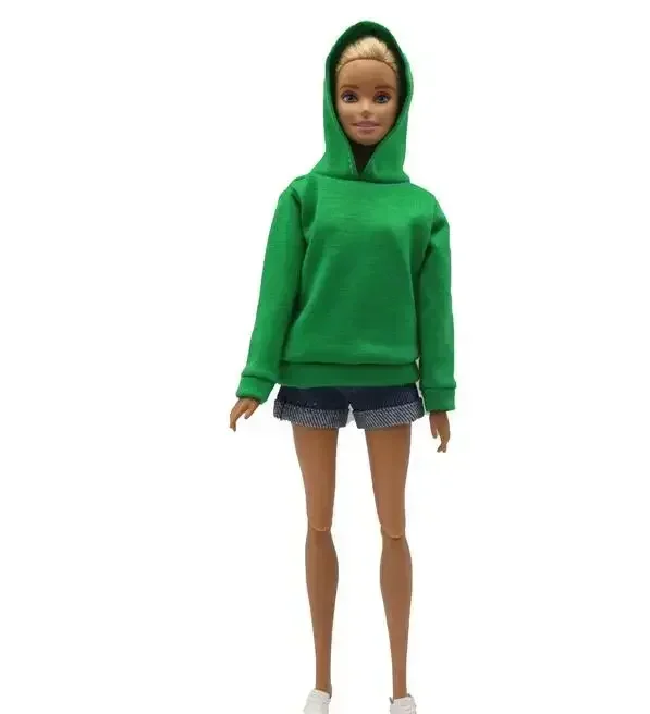 Doll Toy clothes sportswear pants trousers tops hoodies hoody for your FR BB 1/6 scale dolls QYAL5