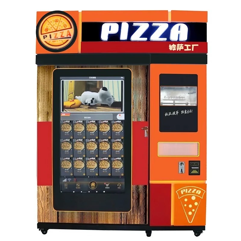 Customized Hot Sale  Fast Food Pizza Vending Machine Hot Food Vending Machine