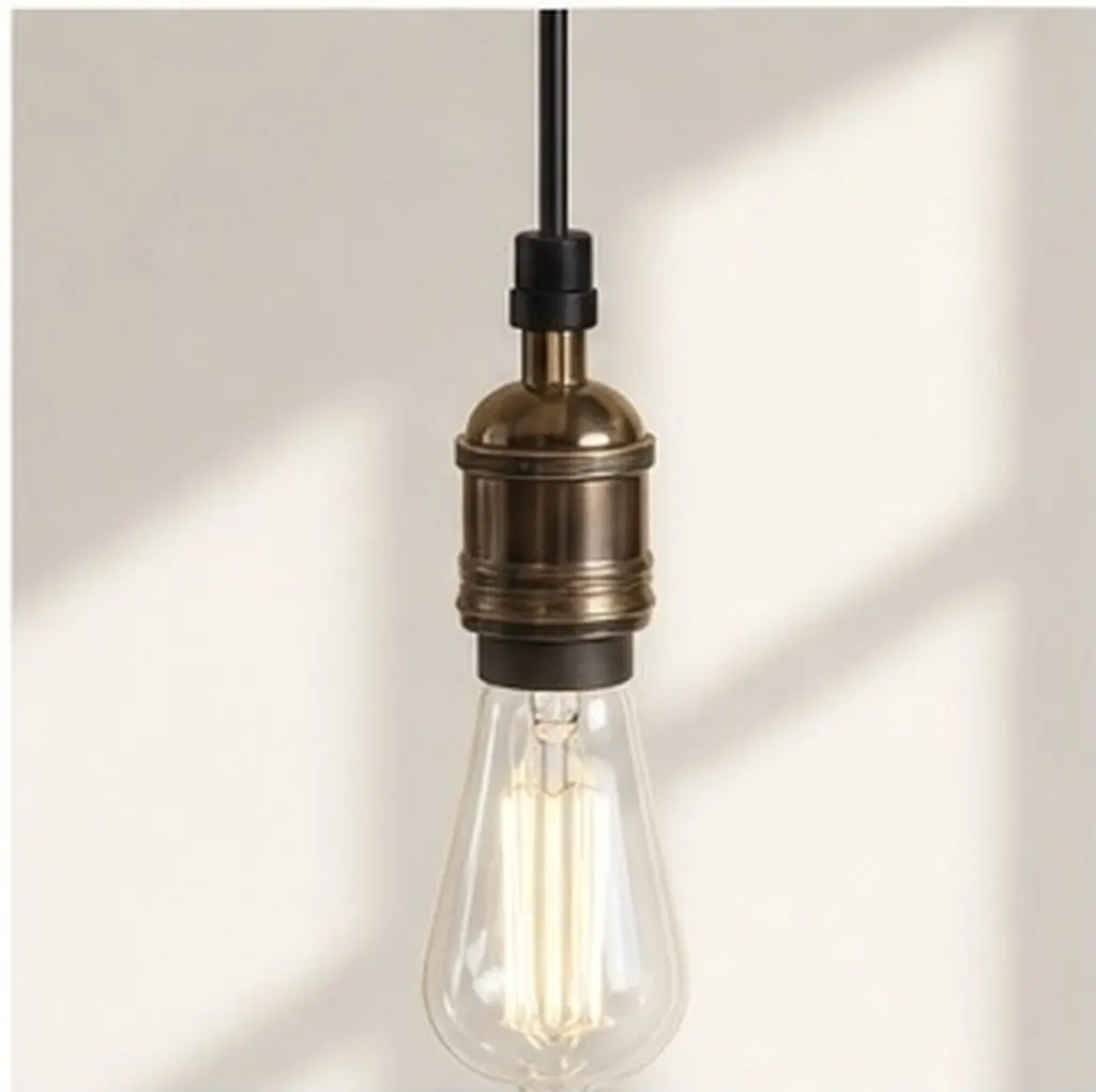 4Pcs Retro Style Cord Grip Cable Gland Connector for Pendant Light Fixtures Strain Relief Chandelier Cord Clip Lamp Fitting