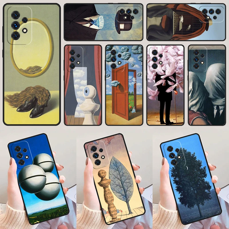 

Чехол для телефона Rene Magritte для Samsung Galaxy A52 A72 A73 A20e A21S A50 A70 A11 A12 A42 A31 A40 A51 A71 A32 A80 A91