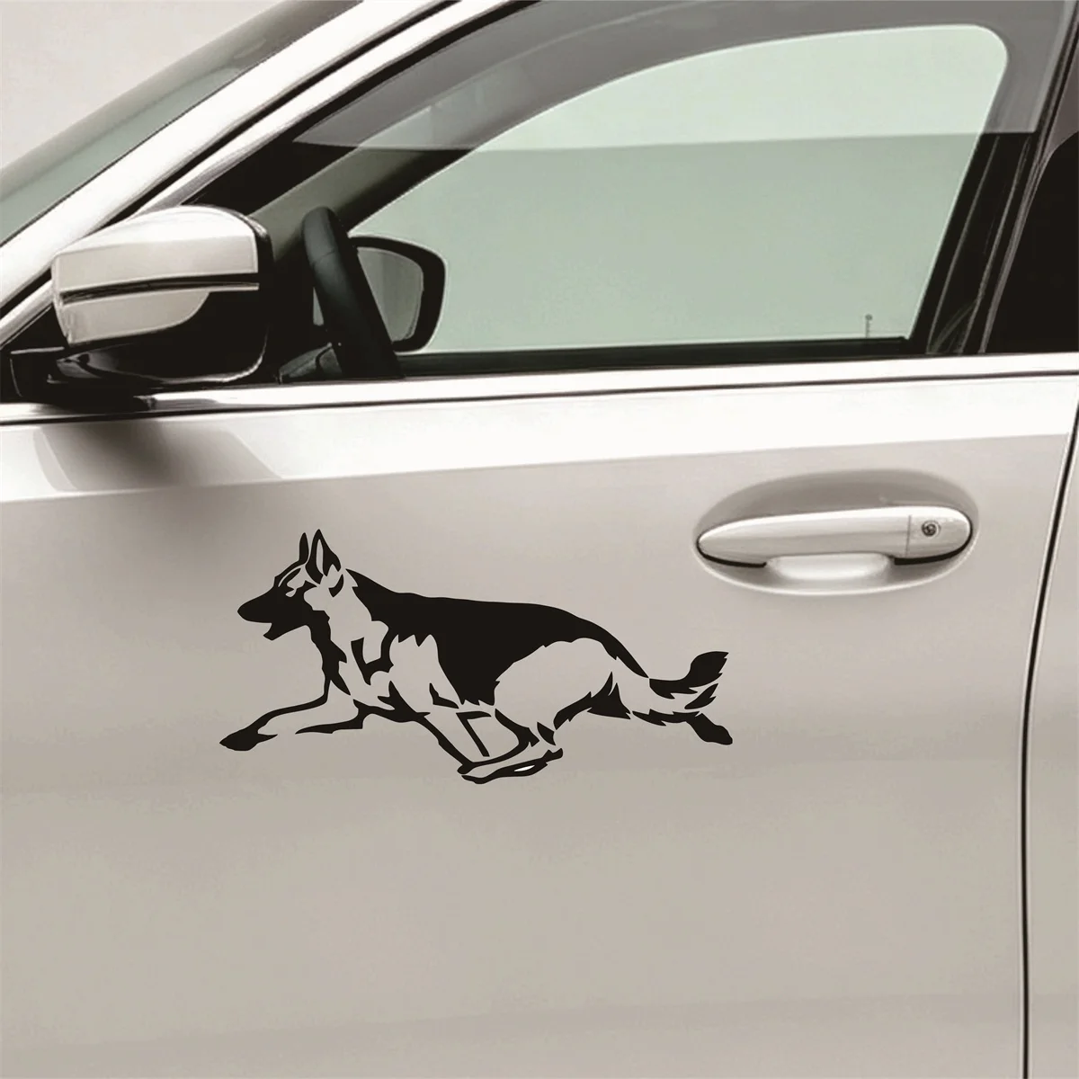 German Shepherd Dog Vinyl Decal K9 Pet Lover Waterproof Sticker Window Door Animal Decoration for Toyota Kia VW Dacia Ford HONDA