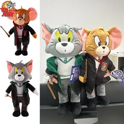 Tom And Jerry Plush Toy Kawaii Tom Cat Jerry Mouse Cosplay Harry Potter Cartoon Anime Figures Stuffed Animals Doll Toys For Kids