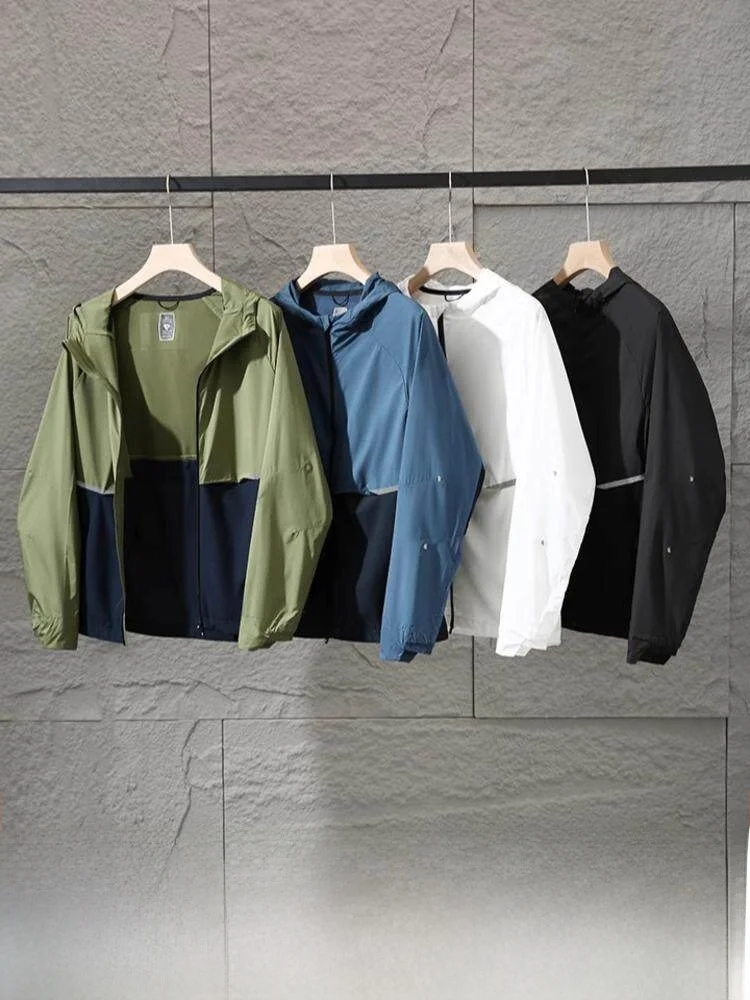Core Lightweight Outdoor Jacket Spring Summer Unisex Hooded Coat Trendy Men's Women's Clothing Standard Fit Long Sleeve