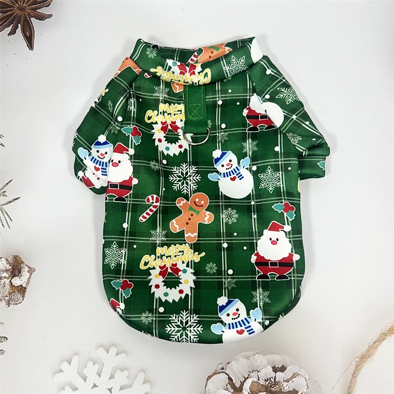 Christmas Dog Clothes New Year Pets Dogs Clothing For Small Medium Dogs Costume Chihuahua Pet Shirt Warm Dog Clothing Yorkshire