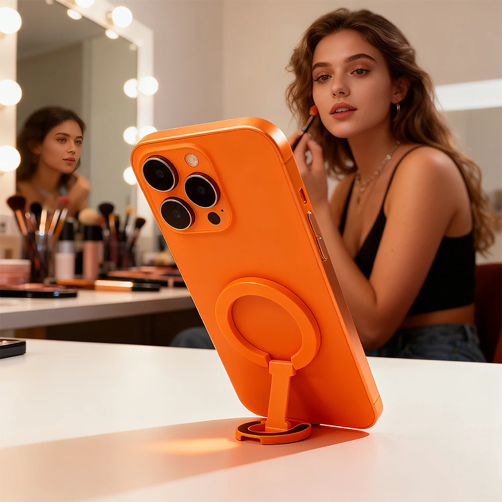 자석 손가락 클립 3단 거울 양면 자석 흡착 1개 초경량 초박형 강력 흡착 회전