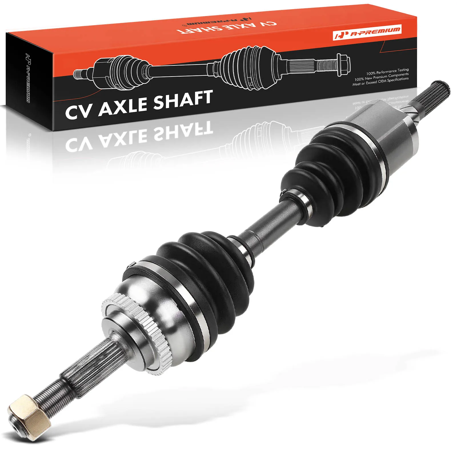 A-Premium Front Driver Side CV Axle Assembly for Nissan Sentra 1991-1994 NX 1991-1993 200SX 1995-1997 Tsuru 1993-1994