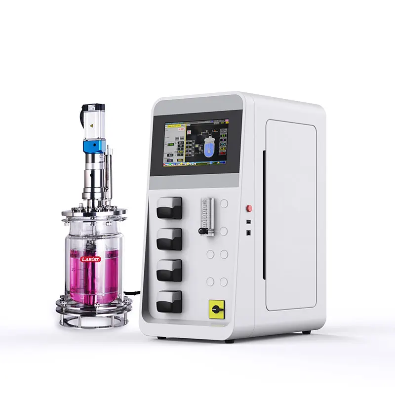 Benchtop Mini Bioreactor System Lab Scale for Lab Fermentation Bioreactor 1l 2l 3l 5l 10l 15l