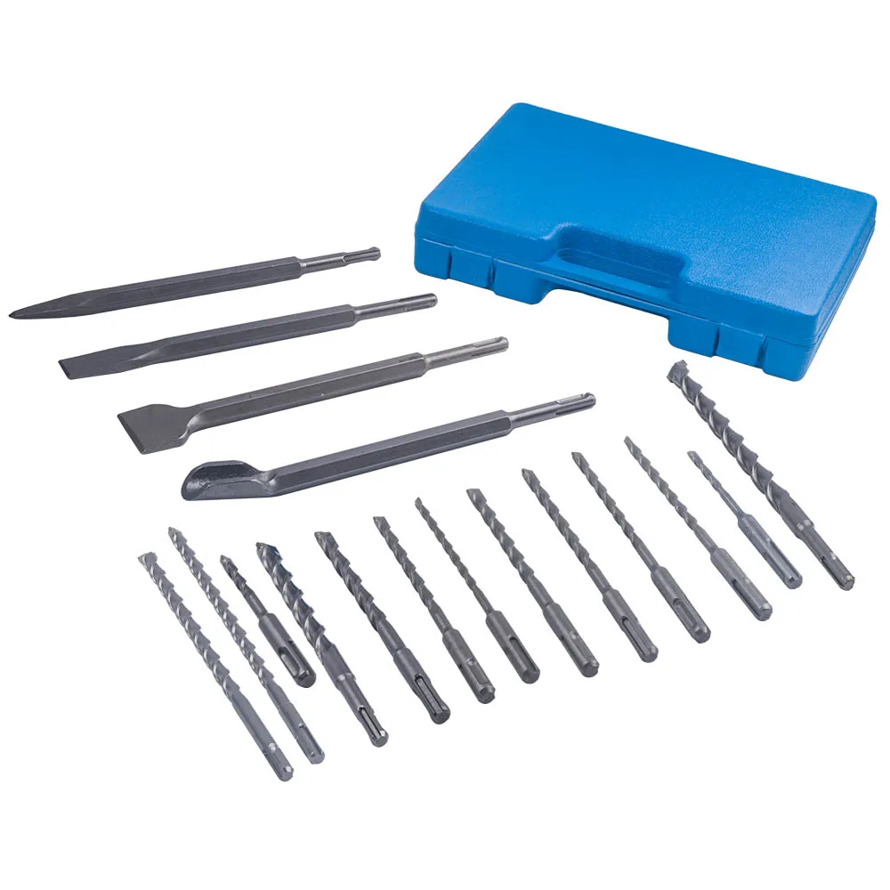 

Drill Bits Flat Chisel for SDS PLUS Rotary Hammer BIt Tool Kit for Drilles