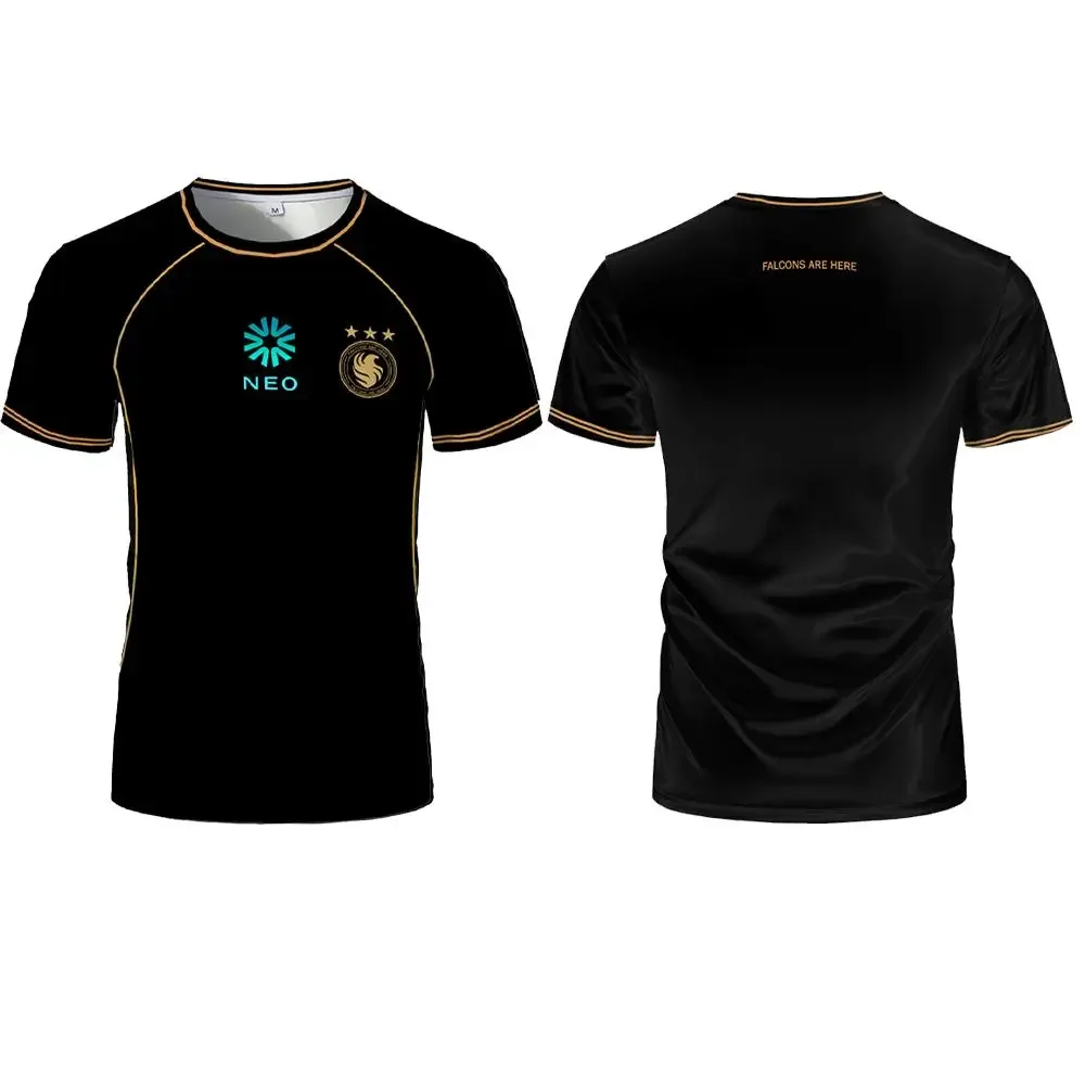 Unisex Breathable Crew Neck Short Sleeve Sports T-Shirt 2026 New Season Falcons Team NiKo M0NESY Tee Daily Training Casual Top