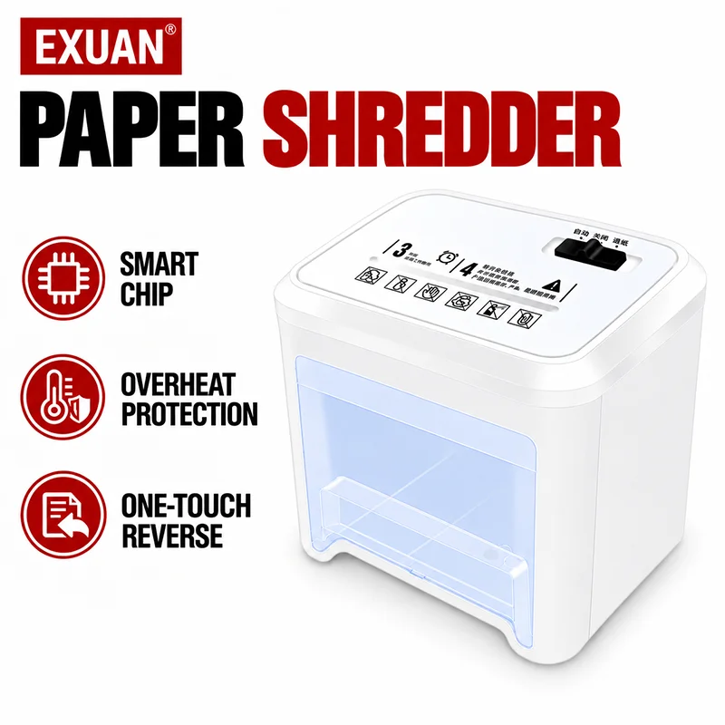 3.5 L Small Shredder Fully Automatic Desktop Type High-Power Portable Document Shredder For Home Commercial And Office Use