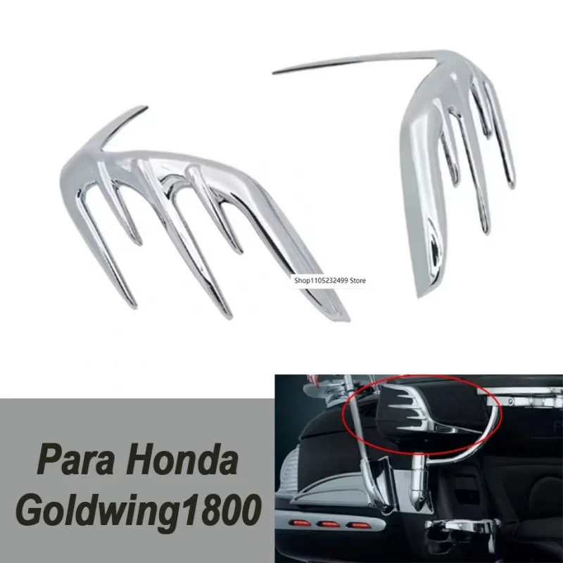 Dla Honda Goldwing 1800 2006-2017 GL1800 Gold Wing GL 1800 Motocykl Głośnik dla Pasażera Zewnętrzne Chromowane Listwy Ozdobne
