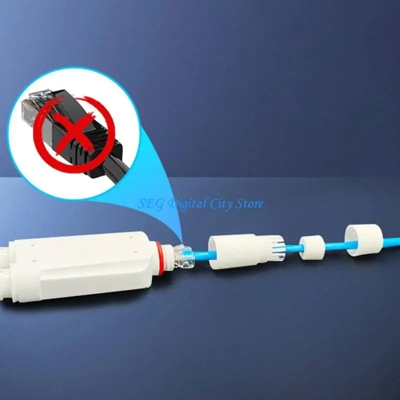 

U75B Port POE Extender Outdoor Waterproof PoE Passthrough Switcher 10/100Mbps IEEE802.3af/802.3at 1 Input Port 2 Output Port