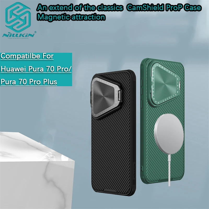 

Чехол для Huawei Pura 70 Pro Plus/Huawei Pura 70 Pro + Nillkin CamShield ProP Магнитный чехол ТПУ поликарбонатный чехол защитный чехол