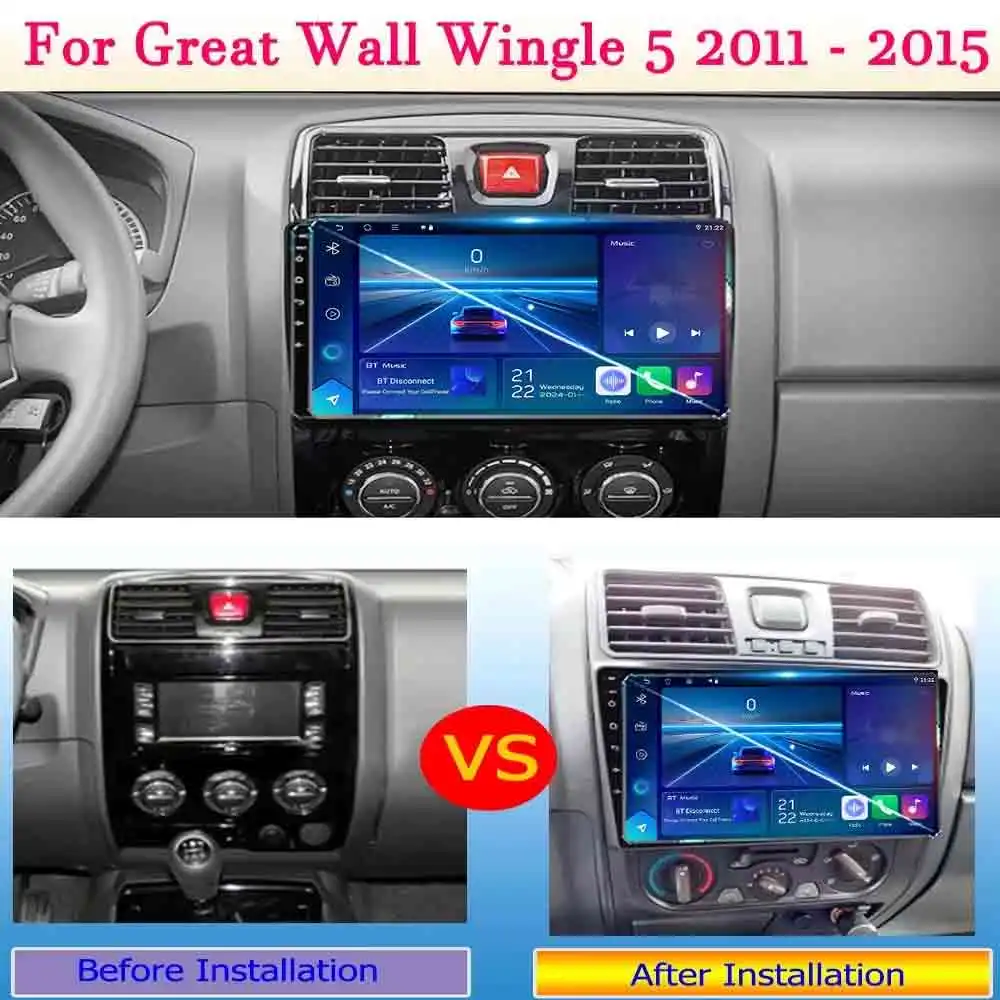 Android 14 7862CPU For Great Wall Wingle 5 2011-2015 car dvd auto radio stereo head unit multimedia player GPS  navigation No 2d