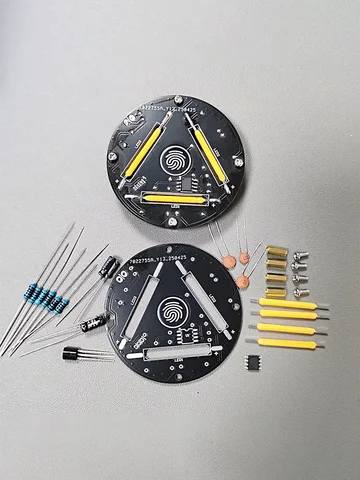 Electronic DIY Engineering Kit Touch Stepless Dimming Kit Electronic Soldering Skills Practice DIY Hobbyist Holiday Gift