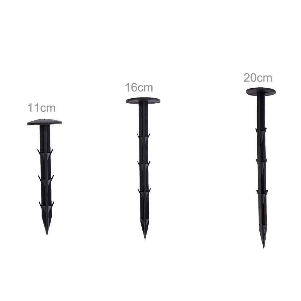 พลาสติกลิ่มปักพื้นสวนกันลมใช้สำหรับตั้งแคมป์ในสวนหลังบ้าน