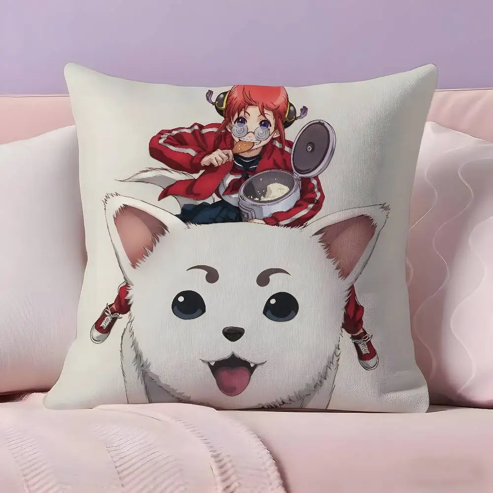 Anime G-GINTAMA Pillow Case Ultra Soft Skin Friendly Fabric Cloud Like Comfort & Concealed Zipper
