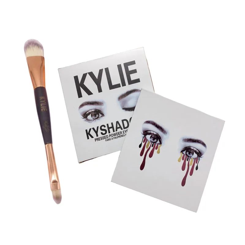 9 kleuren oogschaduw make-up set Dual-Ended Concealer Oogschaduwborstel Markeerstift Blush Palette Waterdichte make-upartiesten