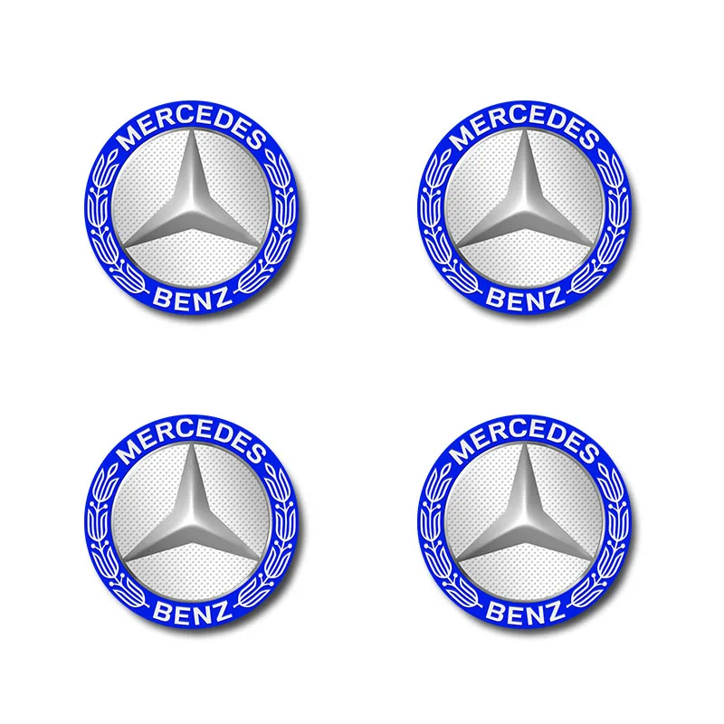 56mm Car Tyre Wheel Center Hub Cap Badge Sticker Accessories For Mercedes-Benz W213 W212 W220 W221 W222 W108 W126 W140 W168 W169