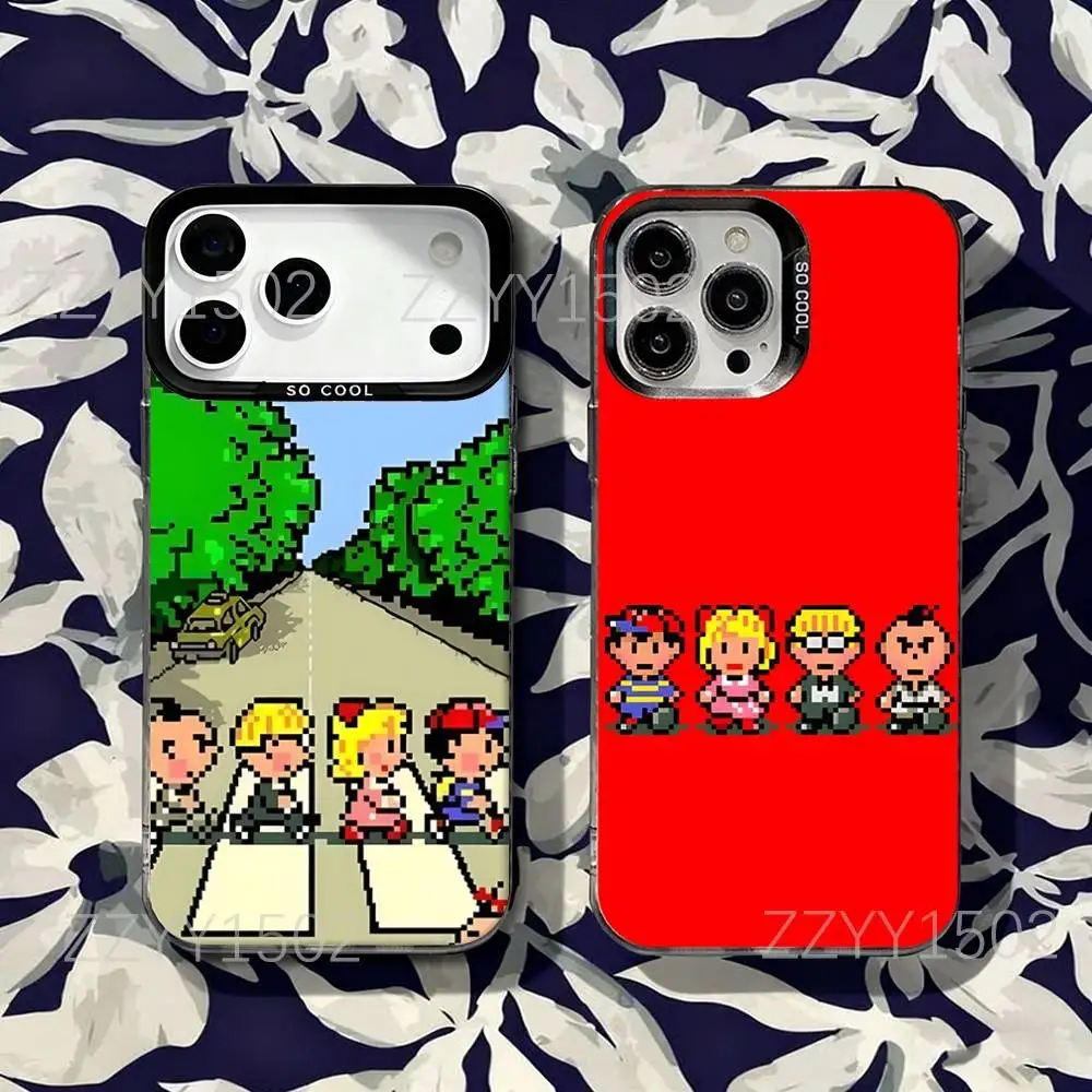 

E-Earthbound Mother 4 Game Matte Fingerprint Proof Phone Case For iPhone 17,16,15,14,13,12,X,8,Pro,Max,Plus,SE4,Air,Mini