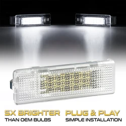 6000K White Car LED Luggage Compartment Light Trunk Boot Lamps For Seat Altea Leon Ibiza Toledo Alhambra Cordoba Vario No Error