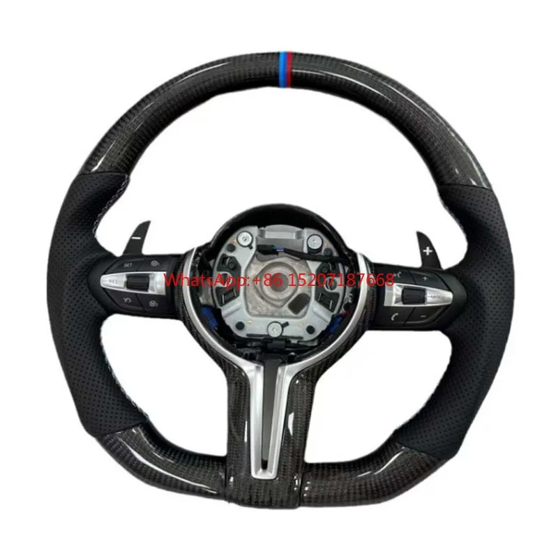 

Sports Style Steering Wheel For M2 M3 M4 M5 M6 X5M X6M F30 F10 F35 F22 F18 F07 F01 Custom Carbon Fiber Steering Wheel