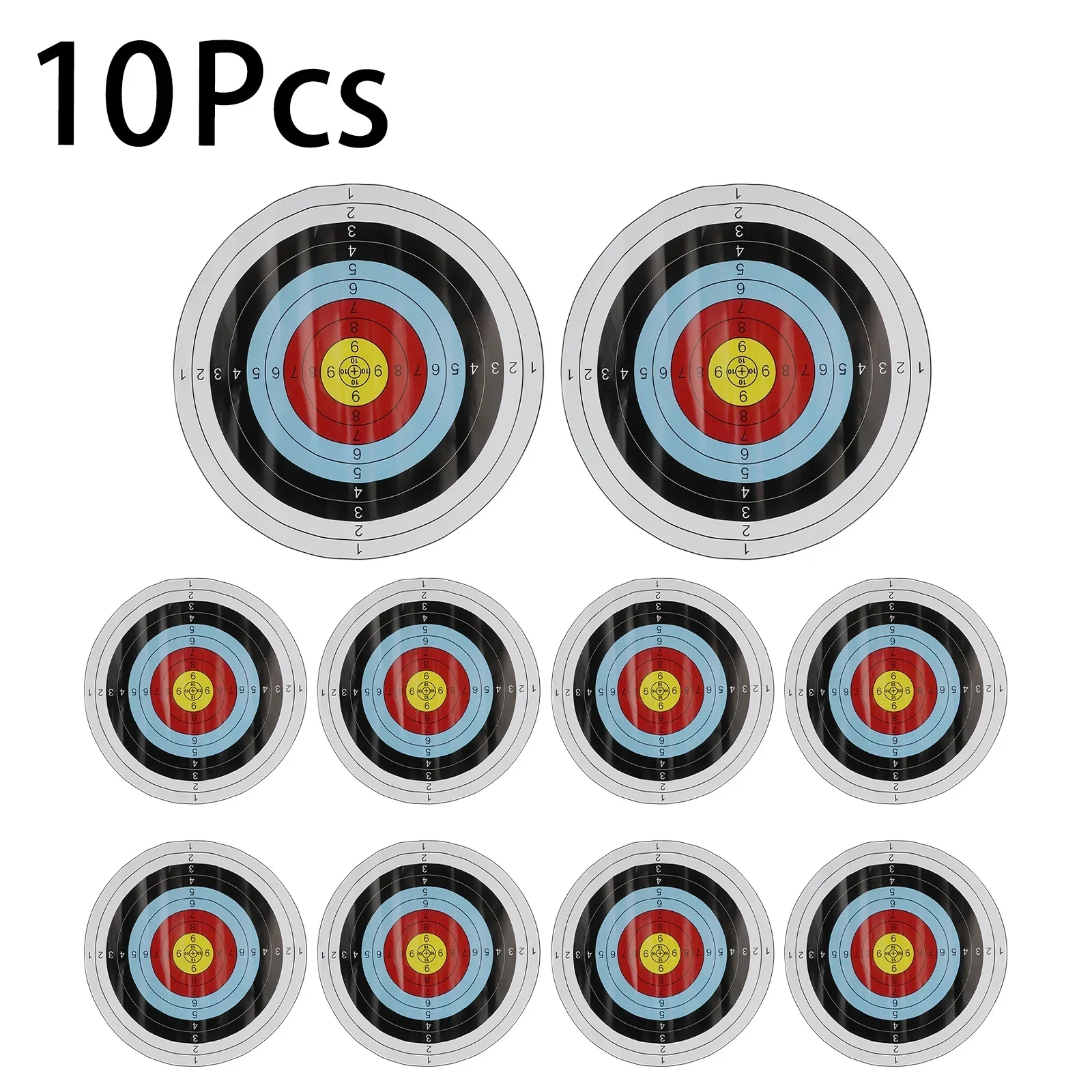 10pc 40x40cm Archery Targets Paper Face Durable Practice Training For Arrow Bow Practice Sports Darts Hunting Shoot Accessories