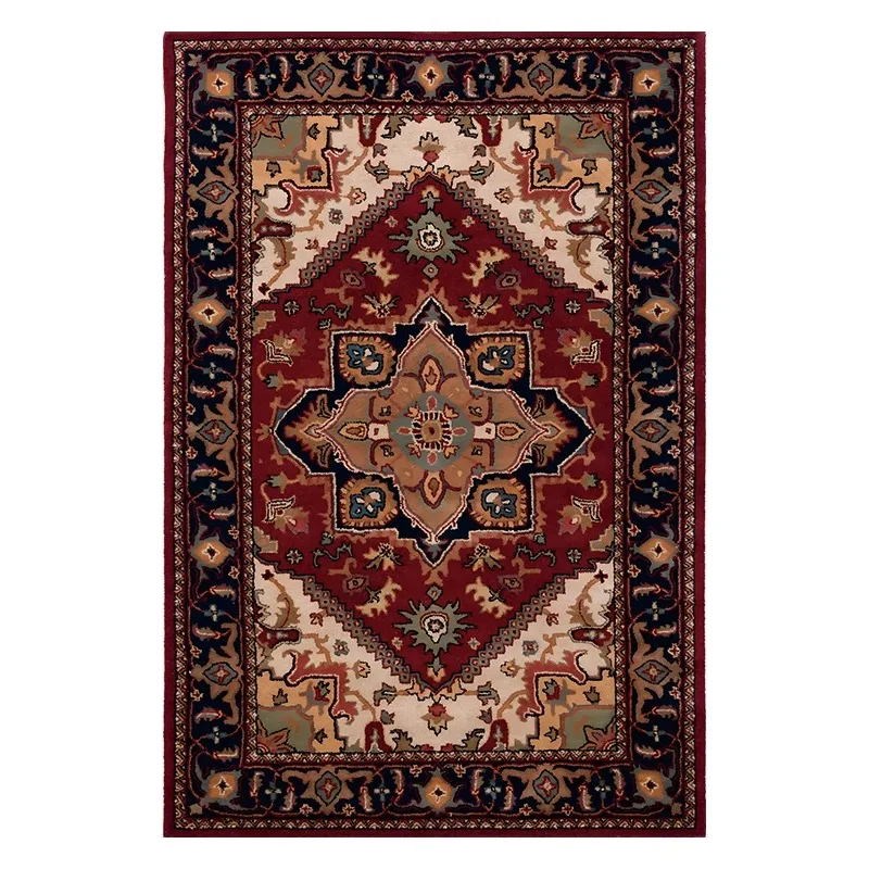 

Thickened imitation cashmere retro carpet living room bedroom ethnic wind blanket sofa coffee table bedside blanket Persian