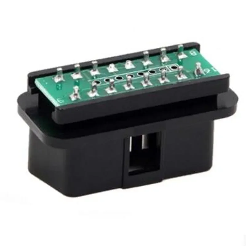 

12 В OBD2 16PIN штекер OBD разъем 24 В OBDII штекер 16-контактный разъем двигателя автомобиля замена автосканера конвертируемый адаптер