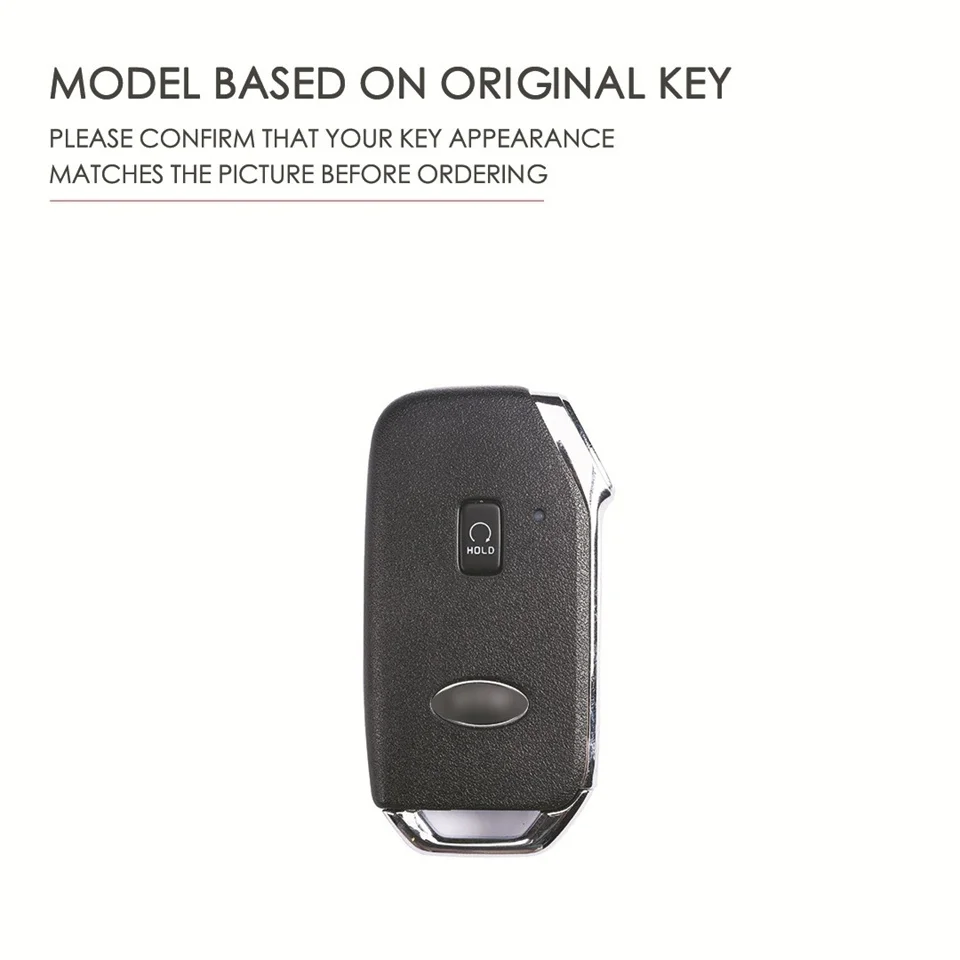 Funda de 5 botones para llave de coche, cubierta para Kia Telluride, Telluride SX 2021 Sportage R 2022 2023 K5 GT Line 2021-2023 Seltos 2020-2023