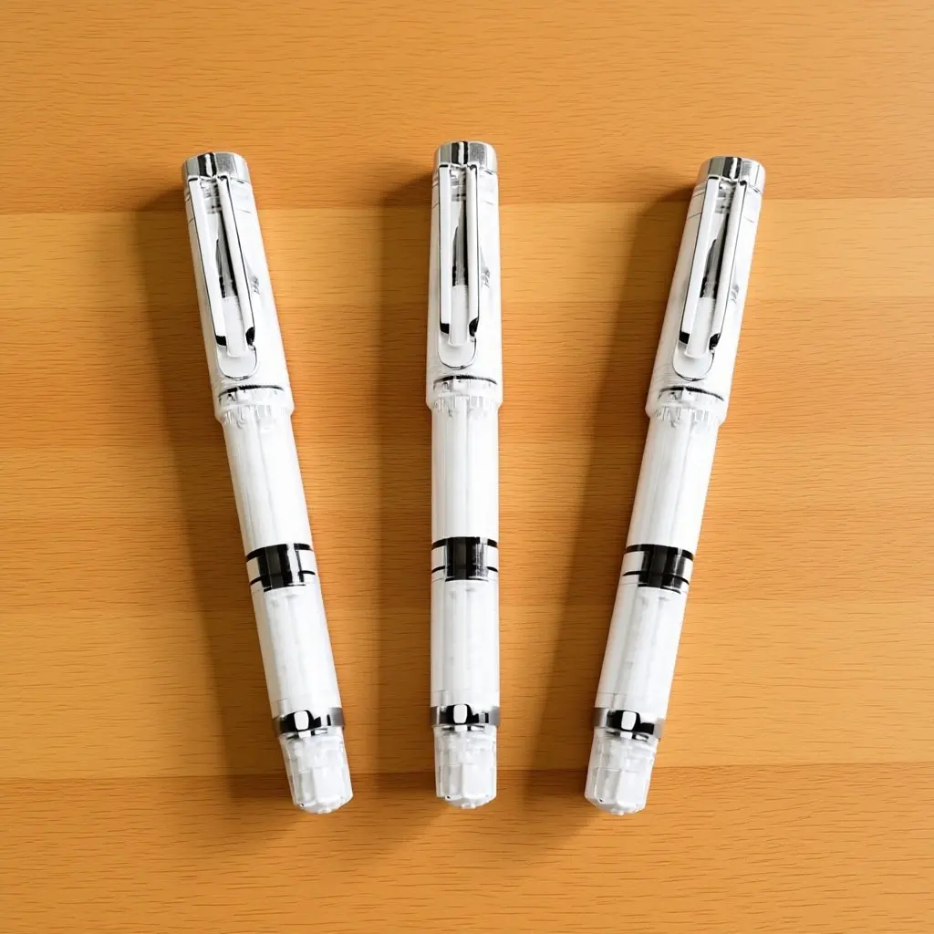 

3Pcs Fountain Brush Pens Plastic Refillable Calligraphy Pens for Watercolor Drawing Smooth Writing Soft Bristle Artists Students