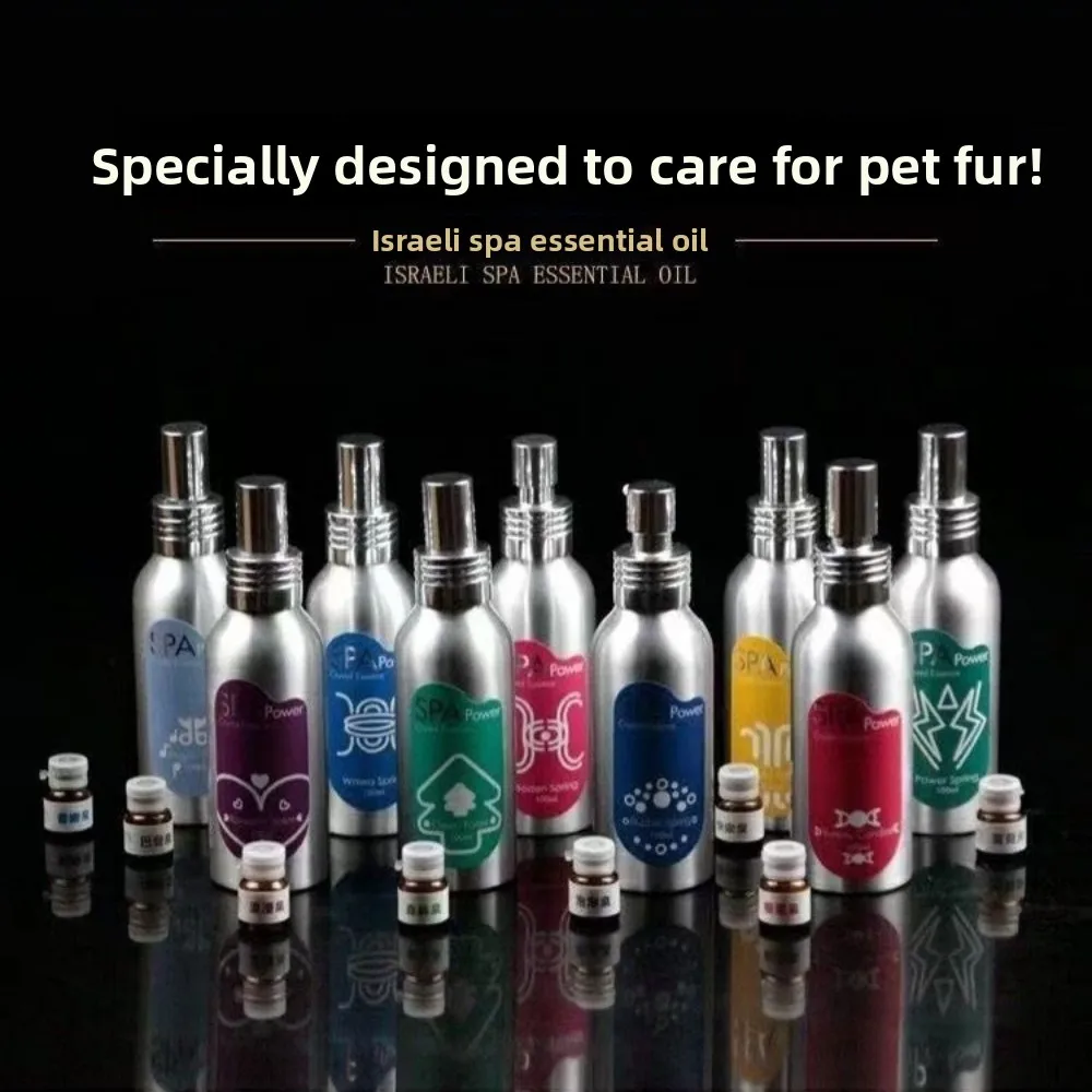 Israel SPA Pet Essential Oil Shampoo Dog Cat Bath Shower Gel 9 Scents Long Lasting Fragrance Deodorant Relaxing Mood Supplies