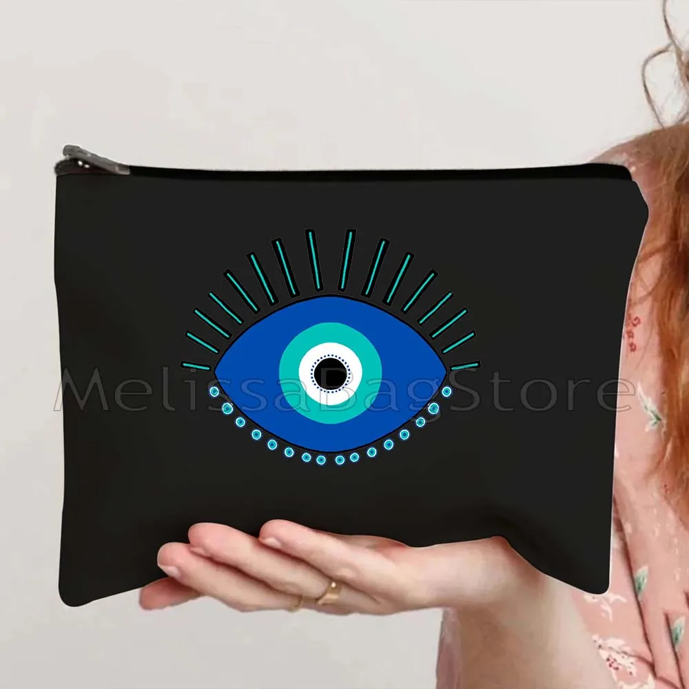 نزار حسن الحظ كريتي اليونان ماتي الأزرق عين الشر سحر تميمة الحب القلب تميمة ماندالا مستحضرات التجميل ماكياج المرحاض أكياس الحقيبة