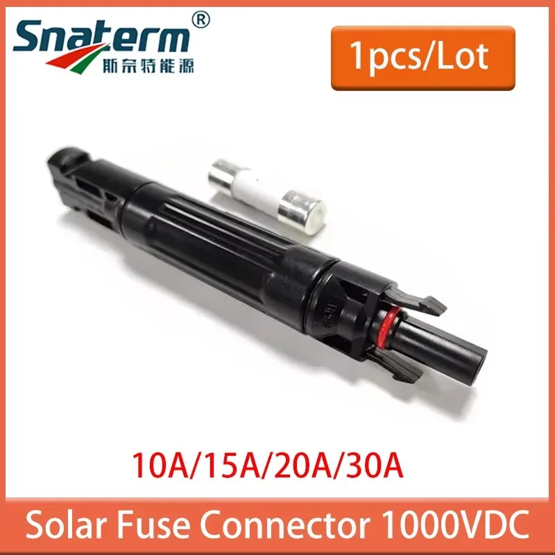 1/5/10PCS/Lot 10/15/20/30A Solar DC Fuse Connector Male to Female PV Fuse Holder Protection for Solar Power Generation Syste