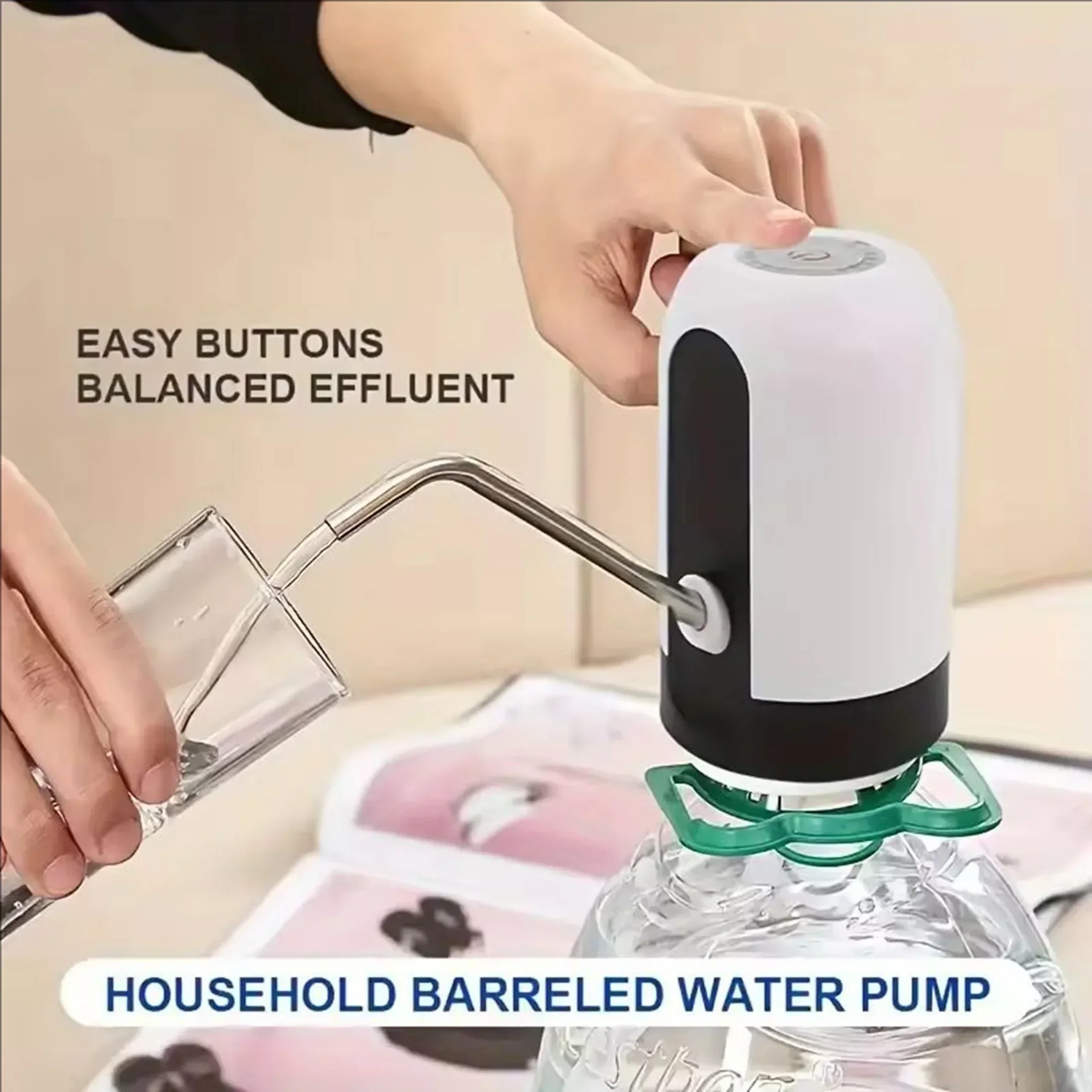 

2-5 gallon bottle bottom loading water dispenser, portable automatic mini pot type water dispenser, suitable for camping