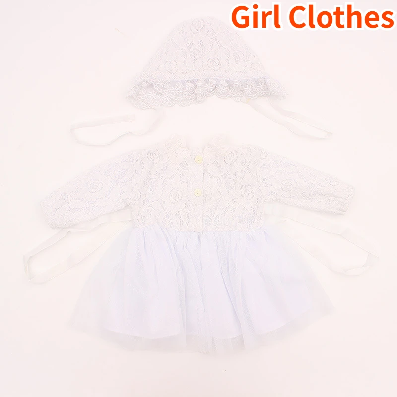 49 cm Sleeping Loulou Girl And Boy For Choose With Random Clothes Full Body Soft Vinyl Newborn Doll Can Take bath Reborn Babies