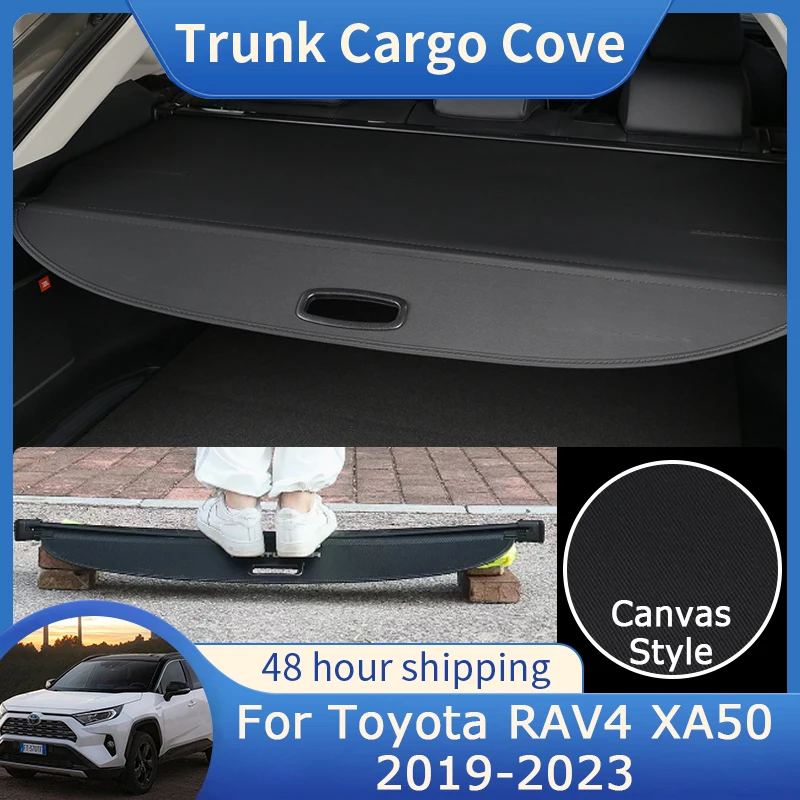 For Toyota RAV4 XA50 Suzuki Across 2019 2020 2021 2022 2023 Rear Trunk Cargo Cover Retractable Waterproof Privacy Shade Curtain