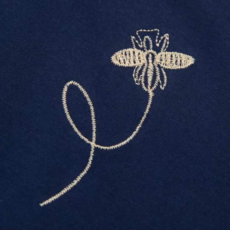 Korean Fashion New Summer Round Neck Women's Embroid Simplicity Casual Office Lady Comfortable Half Sleeve Loose T-shirt Tops
