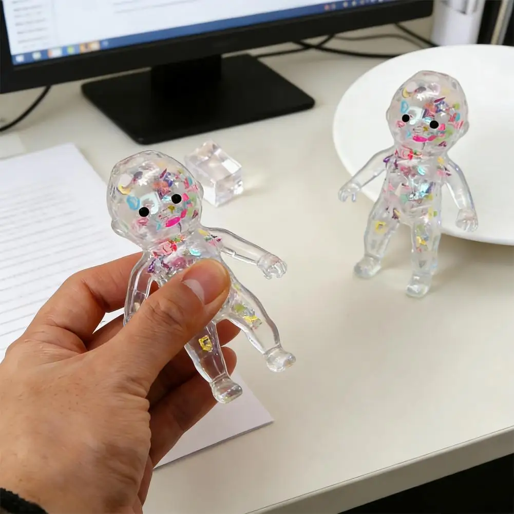 

Набор игрушек для снятия стресса для малышей, 1/2/3 шт., с блестками, медленно расслабляющие, мягкие, эластичные мячики-антистресс