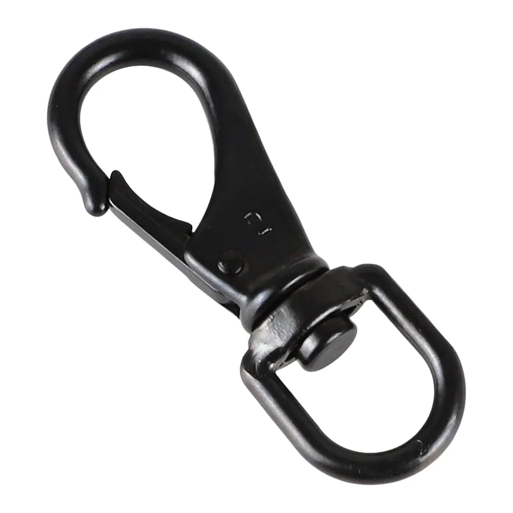 304 Stainless Steel for Black Swivel Snap Hook Keychain for Dog Leash For Diving Gear Outdoor Activities 69mm 88mm 100mm 118mm